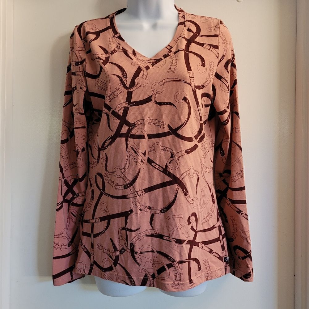 Ariat bridle long sleeve organic cotton top - Picture 2 of 7